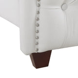 Marcella - Upholstered Shelter Headboard Bed Set - Furniture Home Direct