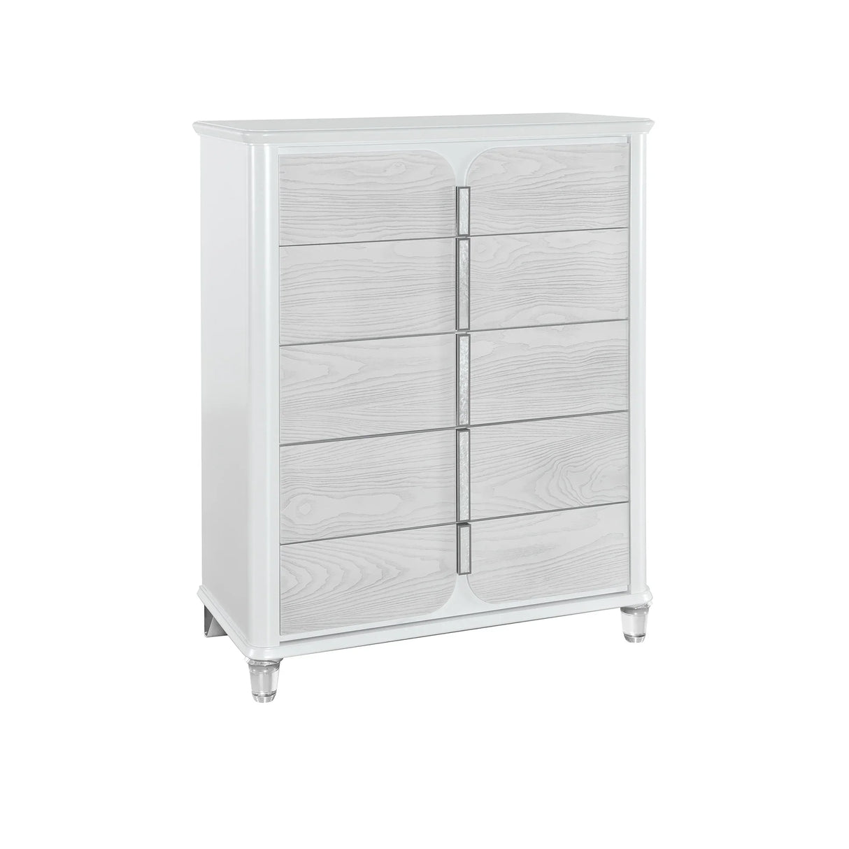 Queen Bedroom Set With LED Light Contemporary Gray - Furniture Home Direct