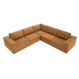 Modular Sectional With Wide Seat Free Combination L Shaped Couch Set Cloud Upholstered Minimalist Boneless Sofa - Furniture Home Direct