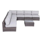 Seating Set With Cushions Handcrafted Wicker Design - Furniture Home Direct