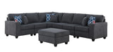 Cooper - Sectional Sofa With Ottoman And Cupholder - Furniture Home Direct