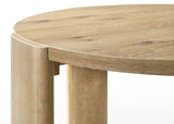 Bowen - Round Dining Table - Oak Finish - Furniture Home Direct