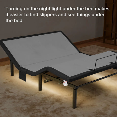Ergonomic Adjustable Bed, Zero Gravity Base - Furniture Home Direct