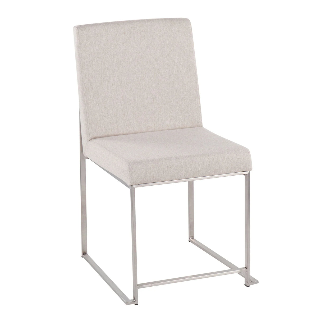 Fuji - Contemporary High Back Dining Chair, Modern Elegance (Set of 2) - Furniture Home Direct