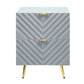 Gaines - High Gloss Nightstand - Furniture Home Direct