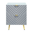 Gaines - High Gloss Nightstand - Furniture Home Direct