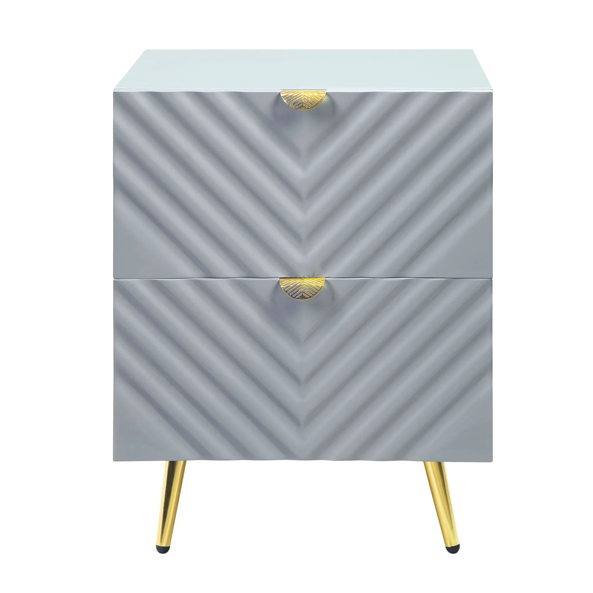 Gaines - High Gloss Nightstand - Furniture Home Direct
