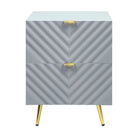 Gaines - High Gloss Nightstand - Furniture Home Direct