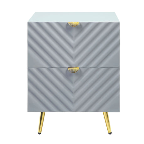 Gaines - High Gloss Nightstand - Furniture Home Direct