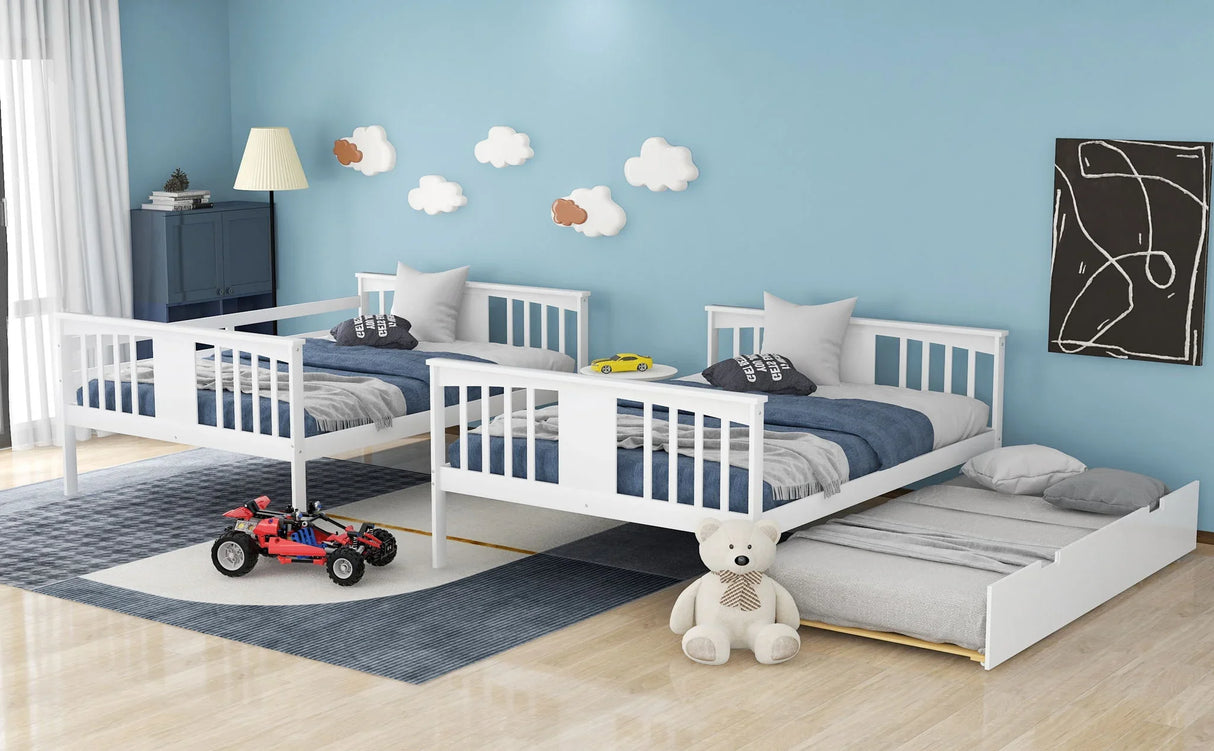 Bunk Bed With Ladder For Bedroom, Guest Room Furniture - Furniture Home Direct