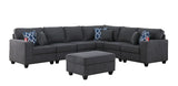 Cooper - Sectional Sofa With Ottoman And Cupholder - Furniture Home Direct