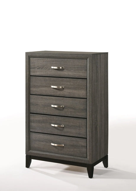 Valdemar - Weathered Chest - Gray - Furniture Home Direct
