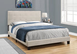Bed, Upholstered, Frame Only, Transitional - Furniture Home Direct