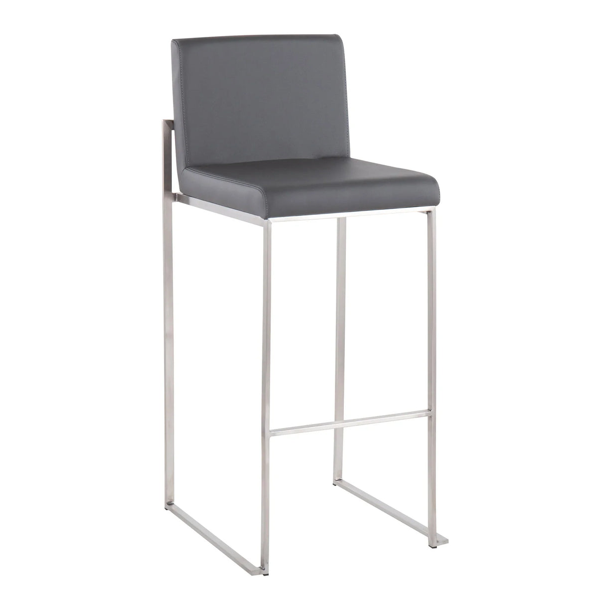 Fuji - Contemporary And Modern Elegance High Back Barstool - Furniture Home Direct