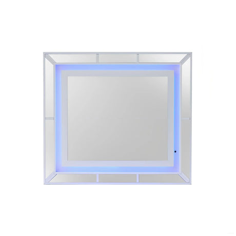 Hollywood Hills - Mirror - White - Furniture Home Direct