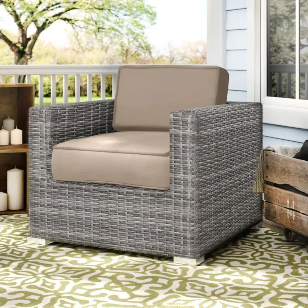 Patio Chair With Cushions Stylish Design - Furniture Home Direct