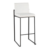 Fuji - Contemporary High Back Barstool Elegant Design - Furniture Home Direct