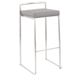Fuji - Contemporary And Elegant Design Stackable Barstool - Furniture Home Direct