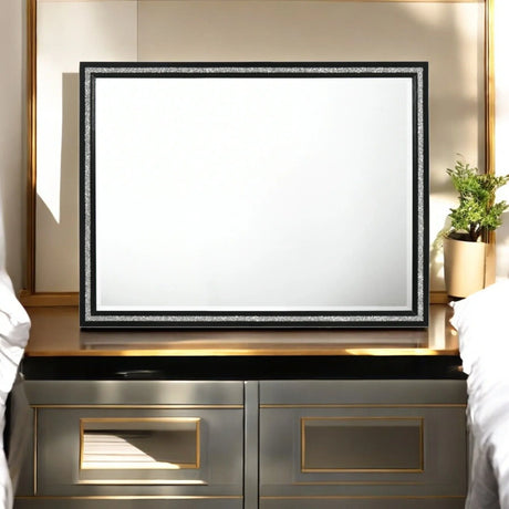 Haiden - Weathered Mirror - Black - Furniture Home Direct