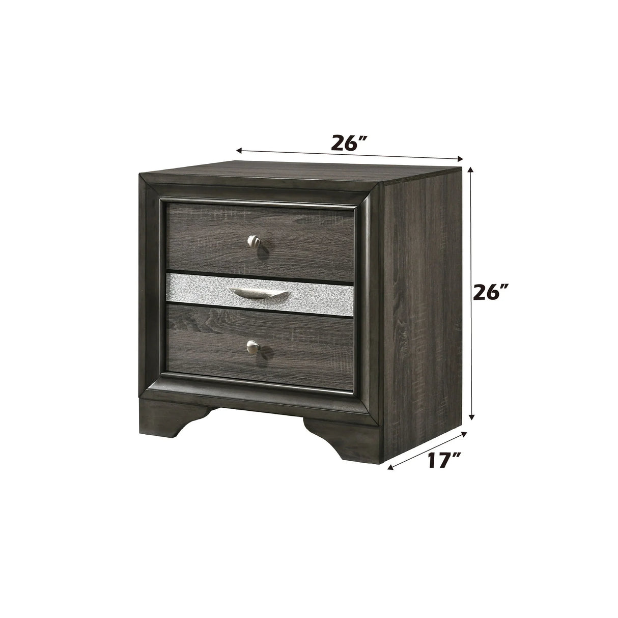 Naima - Chic Design Nightstand - Furniture Home Direct