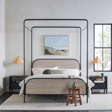 Modern Canopy Bed Frame - Furniture Home Direct