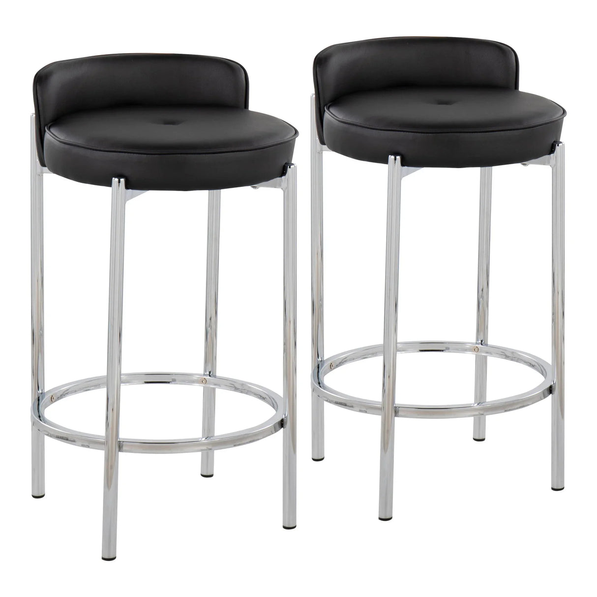 Chloe - Contemporary Counter Stool (Set of 2) - Furniture Home Direct