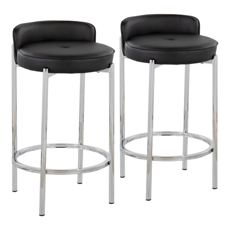 Chloe - Contemporary Counter Stool (Set of 2) - Furniture Home Direct