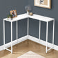 Corner Accent Console Table For Entryway, Unique L-Shaped Design - Furniture Home Direct