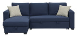 Pensole - Reversible Pop - Up Sleeper Sectional - Furniture Home Direct