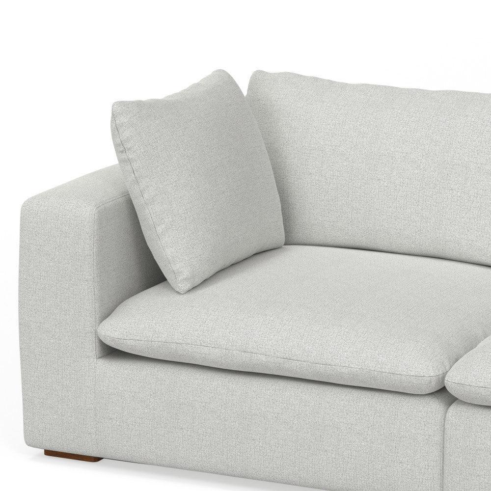 Jasmine Sofa and Ottoman - Off White - Furniture Home Direct