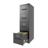 Premium Drawer File Cabinet With Lock, Metal Vertical Design, A4 Legal / Letter Size - Furniture Home Direct