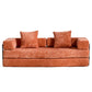 Convertible Floor Sofa Bed With Pillow Back Support Armrest - Furniture Home Direct