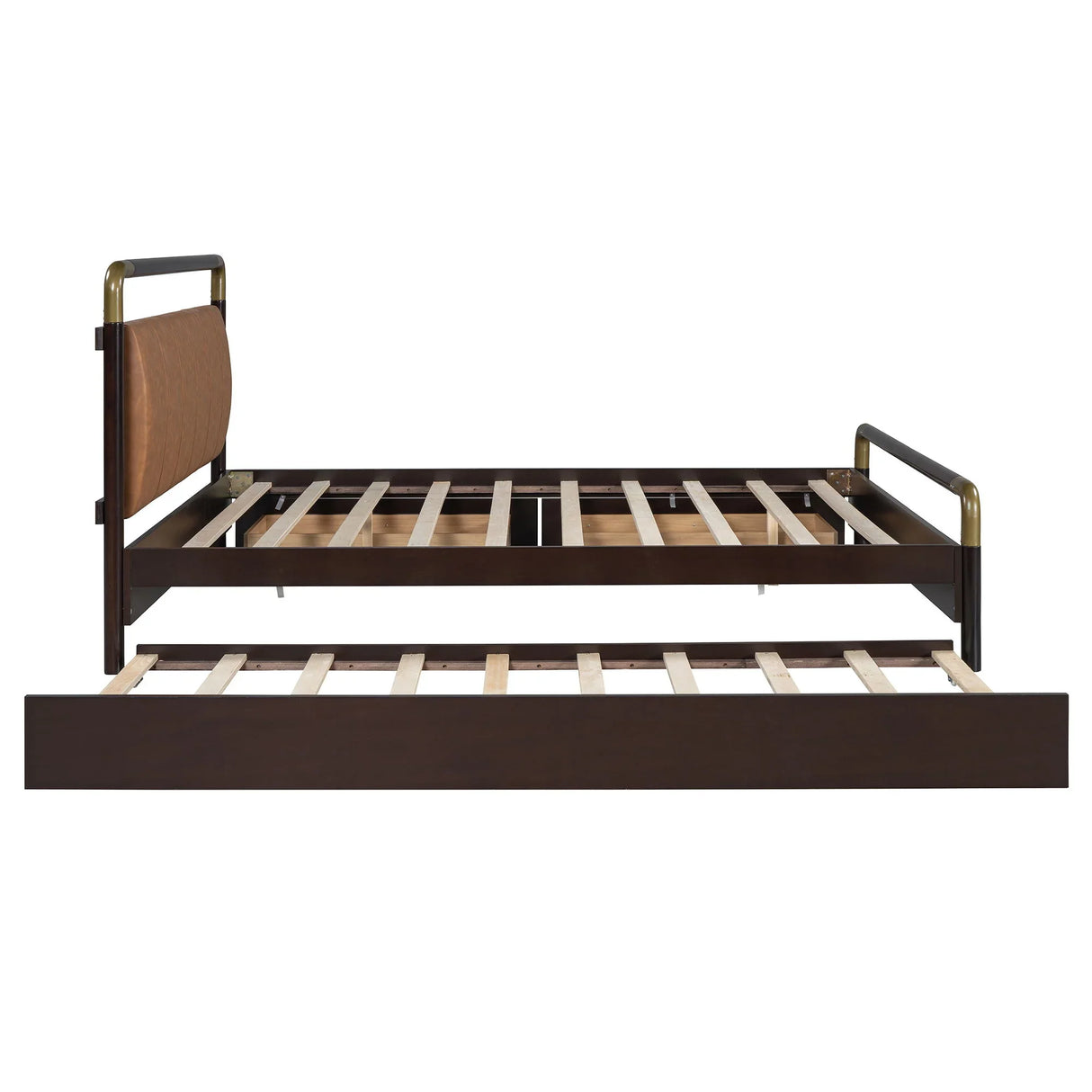 Storage Platform Bed, With 2 Big Drawers, Trundle - Furniture Home Direct