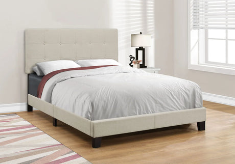 Bed, Upholstered, Frame Only, Transitional - Furniture Home Direct