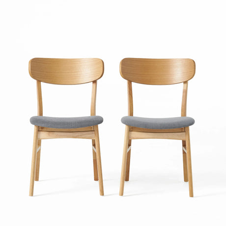 Brilliantine - Dining Chair With Cushion And Wood Frame (Set of 2)