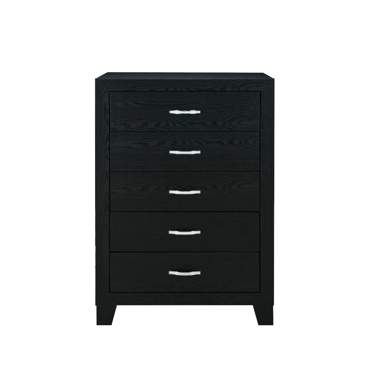 Carlos - 5 Pieces Queen Bedroom Set - Black - Furniture Home Direct