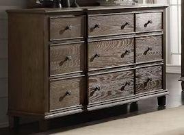 Baudouin - Weathered Dresser - Oak - Furniture Home Direct