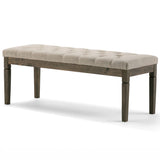 Waverly - Upholstered Tufted Ottoman Bench - Furniture Home Direct