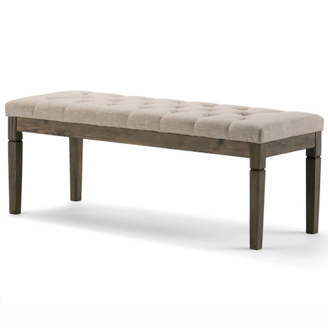 Waverly - Upholstered Tufted Ottoman Bench - Furniture Home Direct