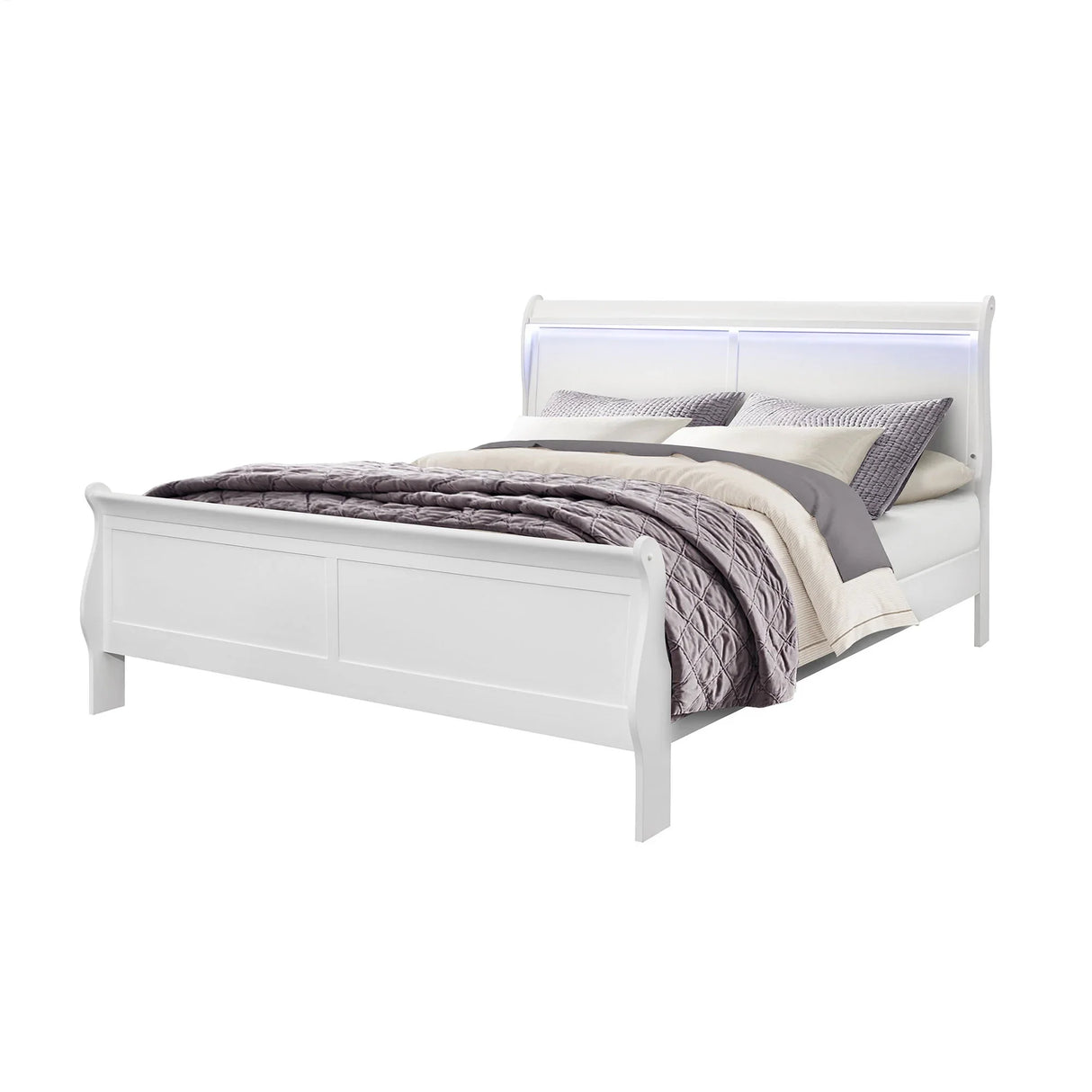 Charlston - Bed With LED - Furniture Home Direct