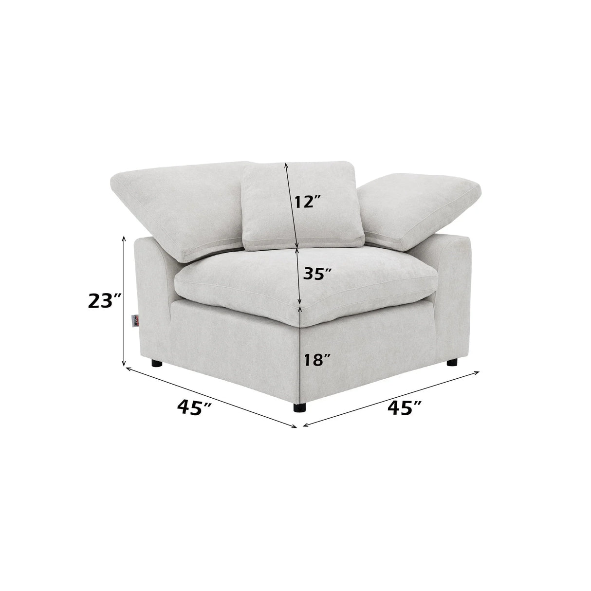 Naveen - Modular Sectional With Ottoman - Furniture Home Direct