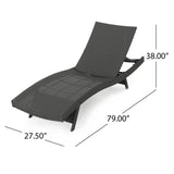 Wicker Chaise Lounge - Furniture Home Direct