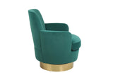 Teddy Swivel Barrel Chair, Swivel Accent Chairs Armchair For Living Room - Furniture Home Direct