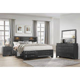 Civic - 5 Piece Bedroom Set With Storage Drawers - Furniture Home Direct