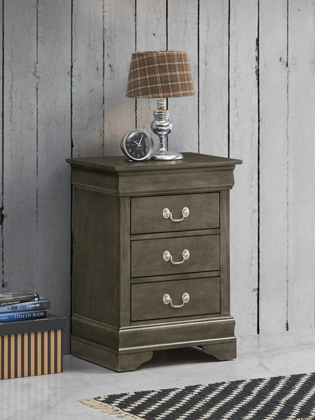Louis Phillipe - Nightstand - Wood - Furniture Home Direct