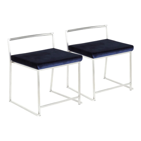 Fuji - Contemporary Stackable Dining Chair (Set of 2) - Furniture Home Direct