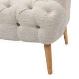 Sturdy Velvet Sofa - Beige - Furniture Home Direct