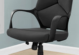 Office Swivel Chair, Adjustable Height, Ergonomic, Armrests, Contemporary & Modern - Furniture Home Direct