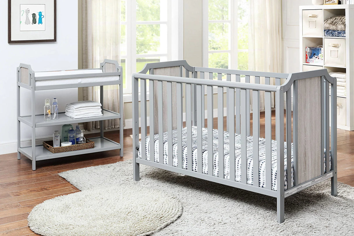 Brees Island - 3 In 1 Convertible Crib - Furniture Home Direct