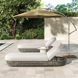 Willow - Sunbrella Upholstered Patio Lounger - Furniture Home Direct
